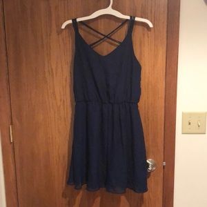 Navy Blue by&by Dress